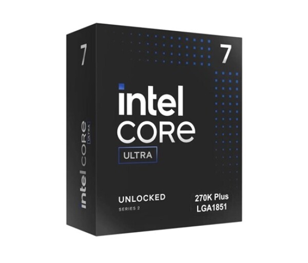 CPU INTEL Core Ultra 7 270K Plus, až 5.5GHz, 36MB L3, LGA1851, Box (bez chladiče) EDF_1077337
