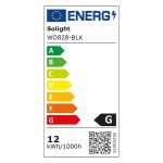 Mereo Led koupelnové osvětlení nad zrcadlo, černá, 60 cm, 12 W, 780 lm, 4000 K, IP44, 230 V CN700B60