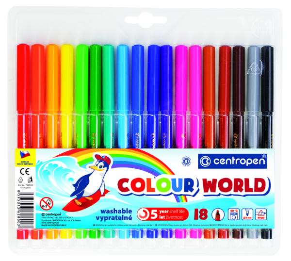 Fixy Centropen Colour World 7550 sada