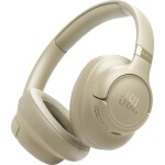 JBL Tune 730BT sluchátka uzavřená (Over Ear) Bez kabelu, Bluetooth® béžová složitelná, regulace hlasitosti