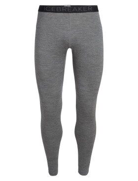 Pánské merino spodky ICEBREAKER Mens 260 Tech Leggings, Gritstone Heather velikost: XXL