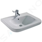 IDEAL STANDARD - Contour 21 Umyvadlo bezbariérové, 600x175x555 mm, s přepadem, otvor pro baterii, bílá S238901