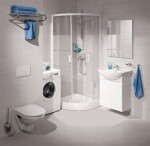 JIKA - Lyra Zrcadlo na desce 70x75 cm, bílá H4532110383041