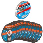 FESTA 22229 Kotouč řezný, 125 x 1,2mm, ocel + nerez, bal. 10ks