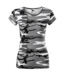 Camo Pure tričko dámské camouflage gray S