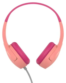 Belkin SOUNDFORM Mini Wired růžová / Dětská sluchátka / On-ear / 3,5 mm jack (AUD004BTPK)