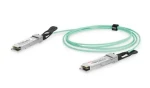 Digitus QSFP28-QSFP28 100G tyrkysová / Optický kabel / 10 m / OM3/OM4 / 100 Gbit/s (DN-81626)
