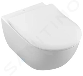VILLEROY & BOCH - Subway 2.0 Závěsné WC se sedátkem SoftClosing, DirectFlush, CeramicPlus, alpská bílá 5614R2R1