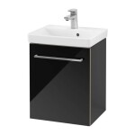 VILLEROY & BOCH - Avento Umyvadlová skříňka, 43x51x35 cm, 1 dvířka, Crystal Black A88701B3