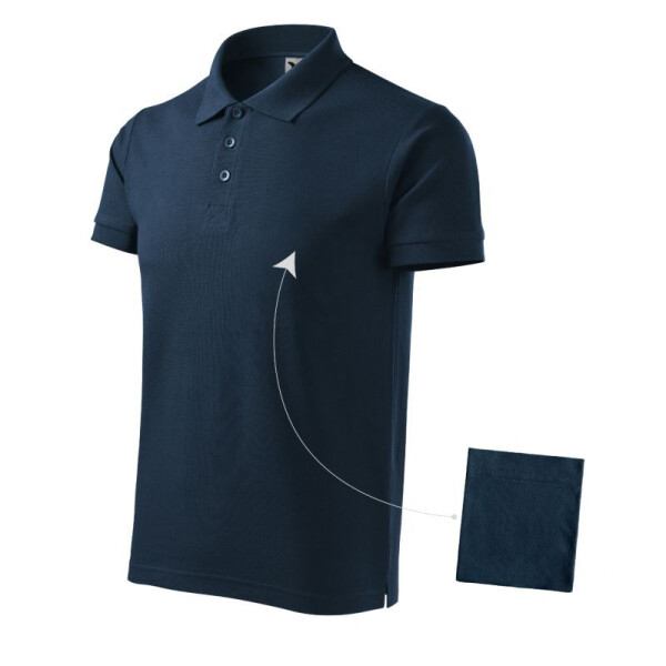 Bavlněná polokošile Malfini MLI-21202 navy blue