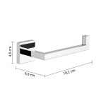 Gedy - ELBA držák toaletního papíru, chrom A02413