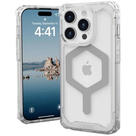 Urban Armor Gear Plyo MagSafe zadní kryt na mobil Apple iPhone 15 Pro Ice , transparentní, stříbrná Kompatibilní s MagSafe