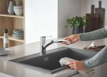 GROHE - QuickFix Start Dřezová baterie s výsuvnou sprškou, chrom 1012410000