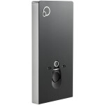 CERANO - Kompletní WC set Modul/Cesso - černá matná - integrované WC tlačítko - pneumatický modul - 49x36 CER-979847