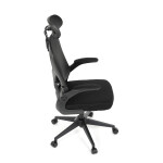 Kancelářská židle, houpací mechanismus, černá, KA-K2021 BK