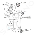 SANELA - Příslušenství Automatický splachovač WC s elektronikou ALS na tlakovou vodu, nerez SLW 01NK