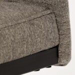 Jídelní židle, hnědá, látka, DCL-438 BR2