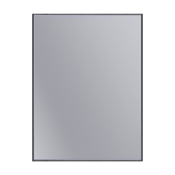 Erga Rectangle, obdélníkové zrcadlo 60x80 cm, černý rám, ERG-V01-RECTAGLE-6080-BK