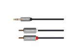 Kabel Jack 3.5mm stereo/2x Cinch 5m KRUGER & MATZ KM1217 Basic