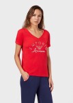 Dámské triko Emporio Armani 164334 0P291 červená