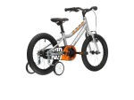 Dětské KROSS RACER 4.0 16", model 2025, barva stříbrná
