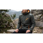 Geographical Norway Softshellová bunda Royaute DB 068 M WY8027H/GN/Dark Grey / Orange s