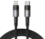 Tech-Protect UltraBoost šedá / Nabíjecí kabel USB-C - Lightning / PD 20W / 3A / 2 m