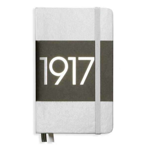 Zápisník Metallic edition Pocket A6 - řádkovaný, stříbrný - LEUCHTTURM1917