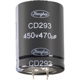 Jianghai ECS2GBW331MT6P23535 elektrolytický kondenzátor Snap In 10 mm 330 µF 400 V 20 % (Ø x v) 35 mm x 35 mm 1 ks