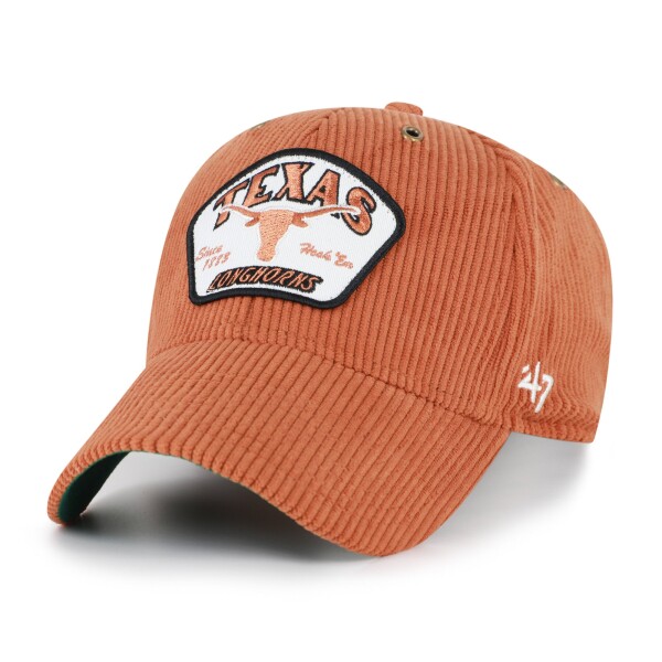 47 Brand Pánská kšiltovka Texas Longhorns NCAA Accordia Corduroy MVP Adjustable