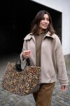Nákupní taška Reisenthel Loopshopper L Leo fake fur