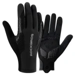 Rockbros Cyklistické rukavice černá / Cyklistické rukavice / celoprstové / velikost XL