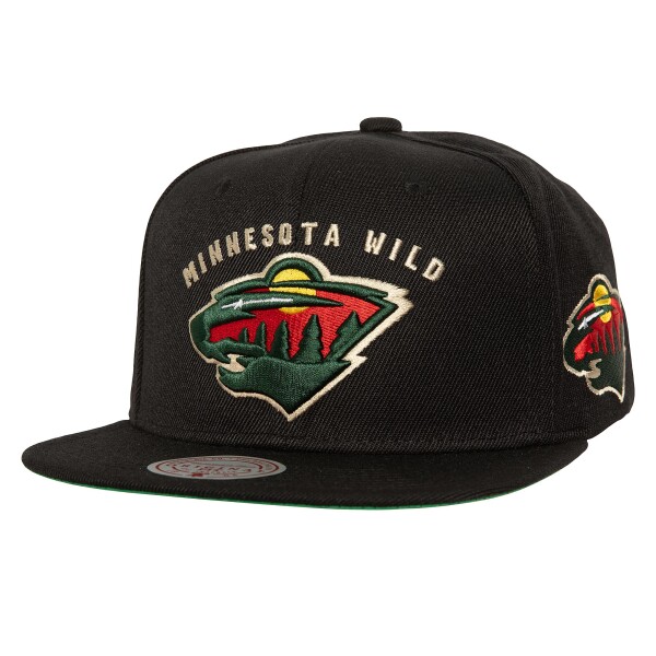 Mitchell & Ness Pánská Kšiltovka Minnesota Wild NHL Triple Play Snapback Wild