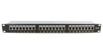 MicroConnect 19" FTP Patch Panel CAT6 24-portů černá (PP-007)