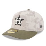 New Era Pánská kšiltovka Houston Astros MLB 2025 Authentic Armed Forces Pre-Curved 59FIFTY Fitted Velikost: 7 1/8