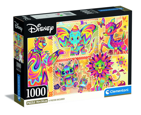 Puzzle Disney: Classic 1000 dílků - Kinsmart