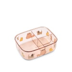 LIEWOOD Svačinový box Arthur Tritan Cats and Dogs 900 ml, multi barva, plast