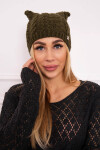 Rabbid K237 khaki fleecová čepice UNI