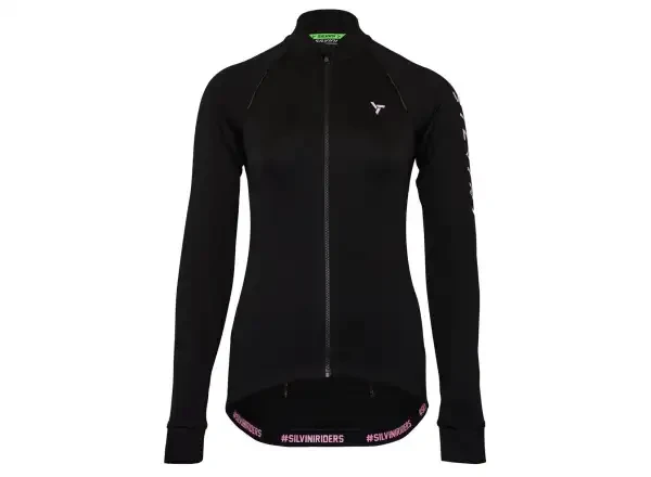 Silvini Leverona dámský dres dlouhý rukáv Black/Blush vel. L