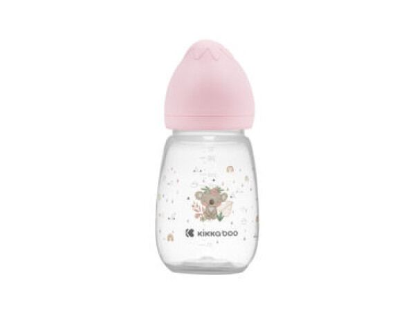 KikkaBoo Kojenecká láhev 260ml 3m+ Savanna Pink (31302020097KB)