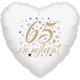 65. narozeniny balónek srdce Baonky.cz 65. narozeniny balónek srdce Baonky.cz