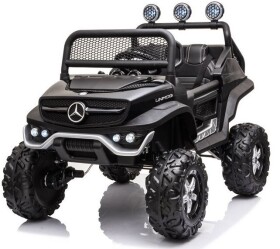 Mamido Dětské elektrické autíčko Mercedes-Benz Unimog S 4x4 černé