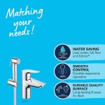GROHE - Start Edge Umyvadlová baterie s bidetovou sprškou, chrom 23773001
