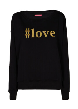 Kolorli Mikina #Love Black