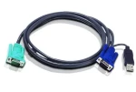 ATEN KVM kabel 2m (2L-5202U)