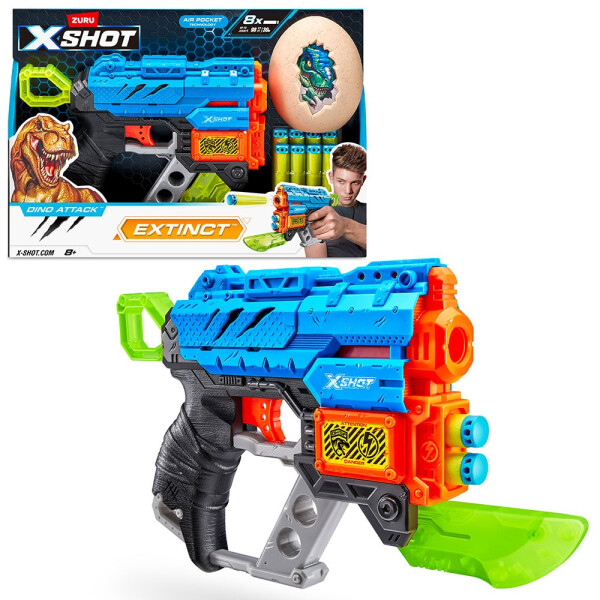 X-SHOT Dino Attack Extinct (1 střední vejce, 8 nábojů) - Sparkys