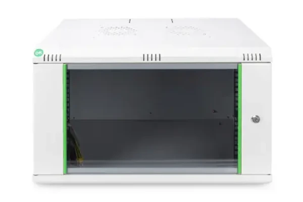 Digitus Dynamic 7U šedá / Nástěnný rozvaděč / 416x600x450 mm / nosnost 60 kg / IP20 (DN-19 07-U-EC)