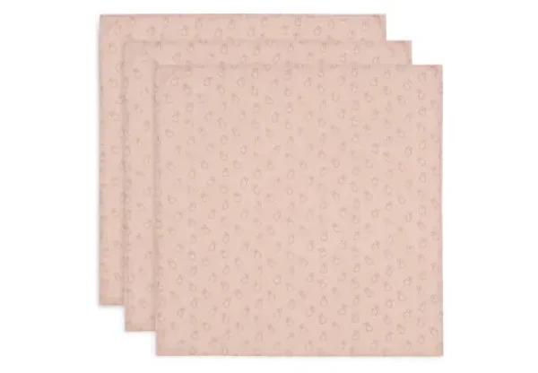 Jollein Pleny 3 ks 70x70 cm Miffy Silhouettes Wild Rose (535-851-68067)
