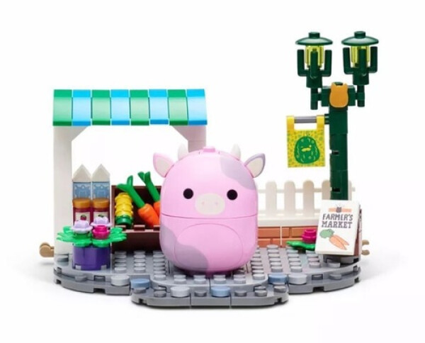 Squishmallows Stavebnice BLDR - Patty a farmářský trh