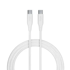 Allity AUC-02 Datový kabel USB-C/USB-C 1m 100W bílá (DATUSBC100WALLWH)